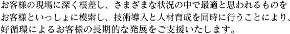 エグゼクティブコンサルタント・芳村美紀。【専門分野】OA機器、人材育成、組織支援、モデルベース開発（UML＋オブジェクト指向）｜お客様の現場に深く根差し、さまざまな状況の中で最適と思われるものをお客様といっしょに模索し、技術導入と人材育成を同時に行うことにより、好循環によるお客様の長期的な発展をご支援いたします。