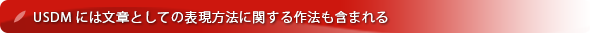 USDMにおける表現の作法